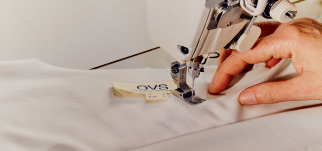 OVS label on T-shirt