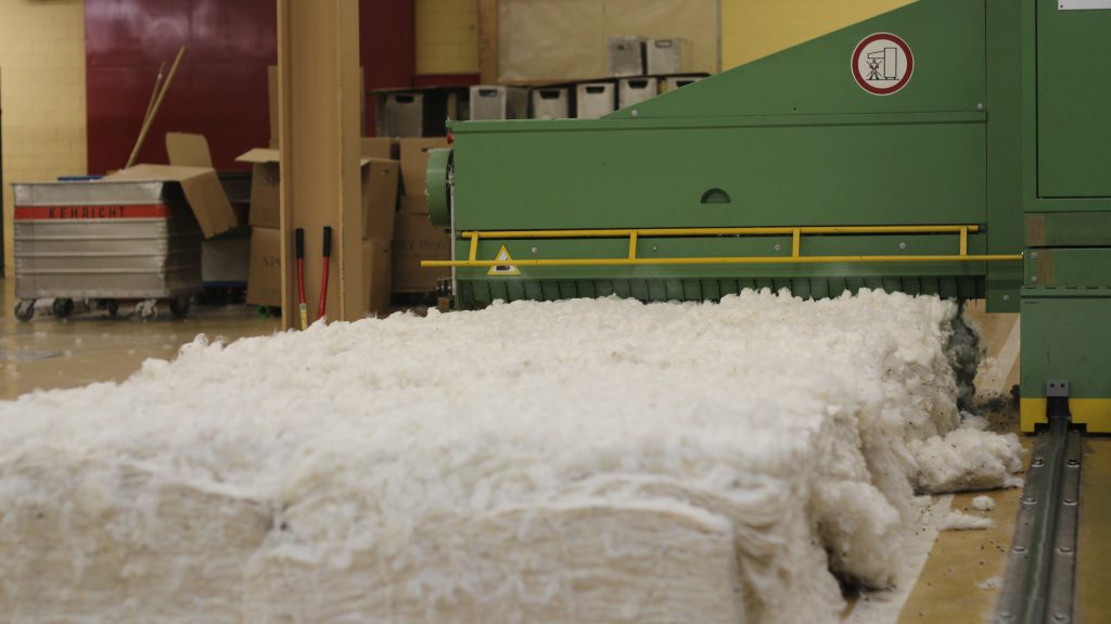 cotton processing at spoerry spinning mill with Haelixa DNA traceability technology